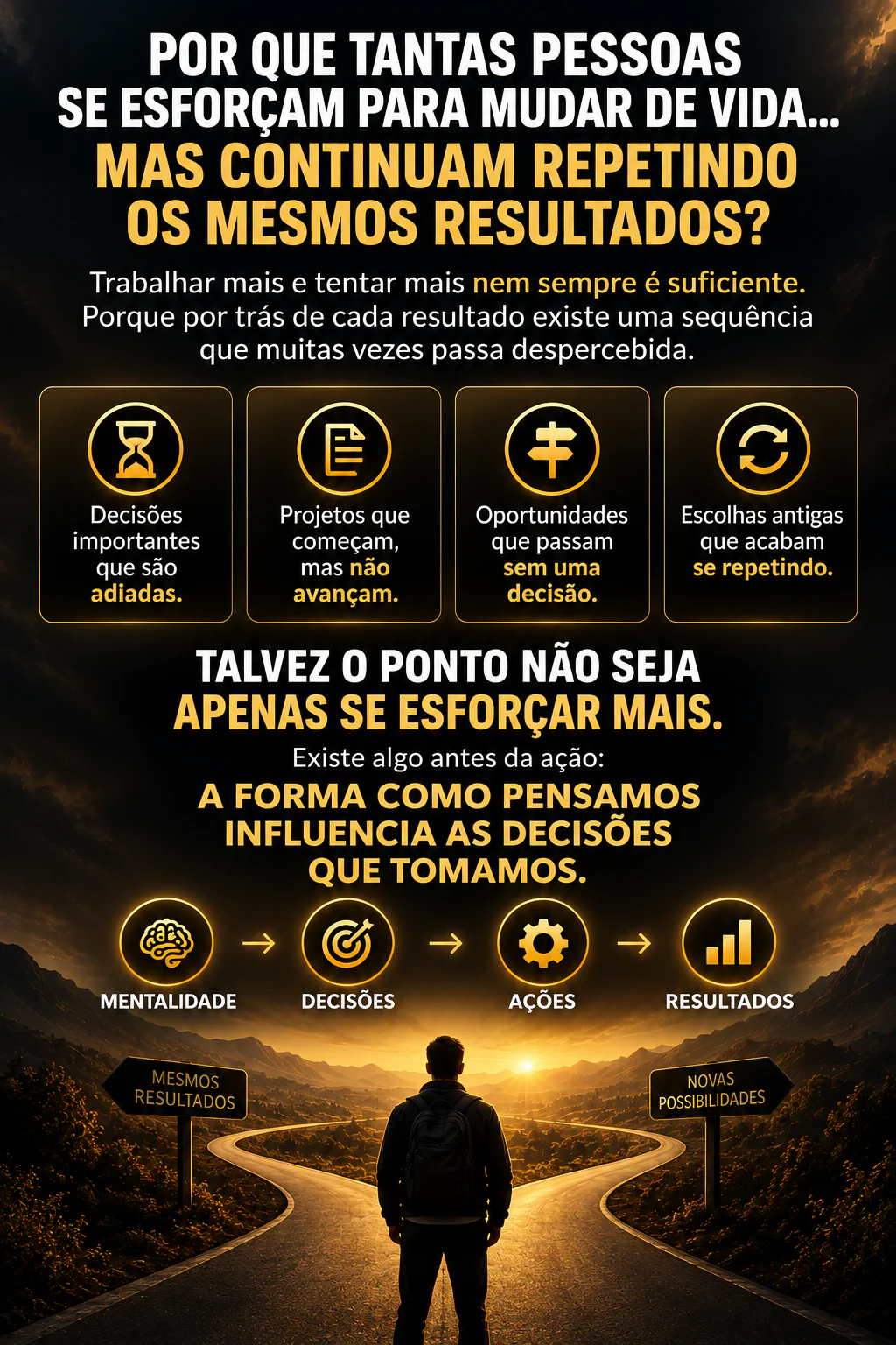 Por que tantas pessoas repetem os mesmos resultados